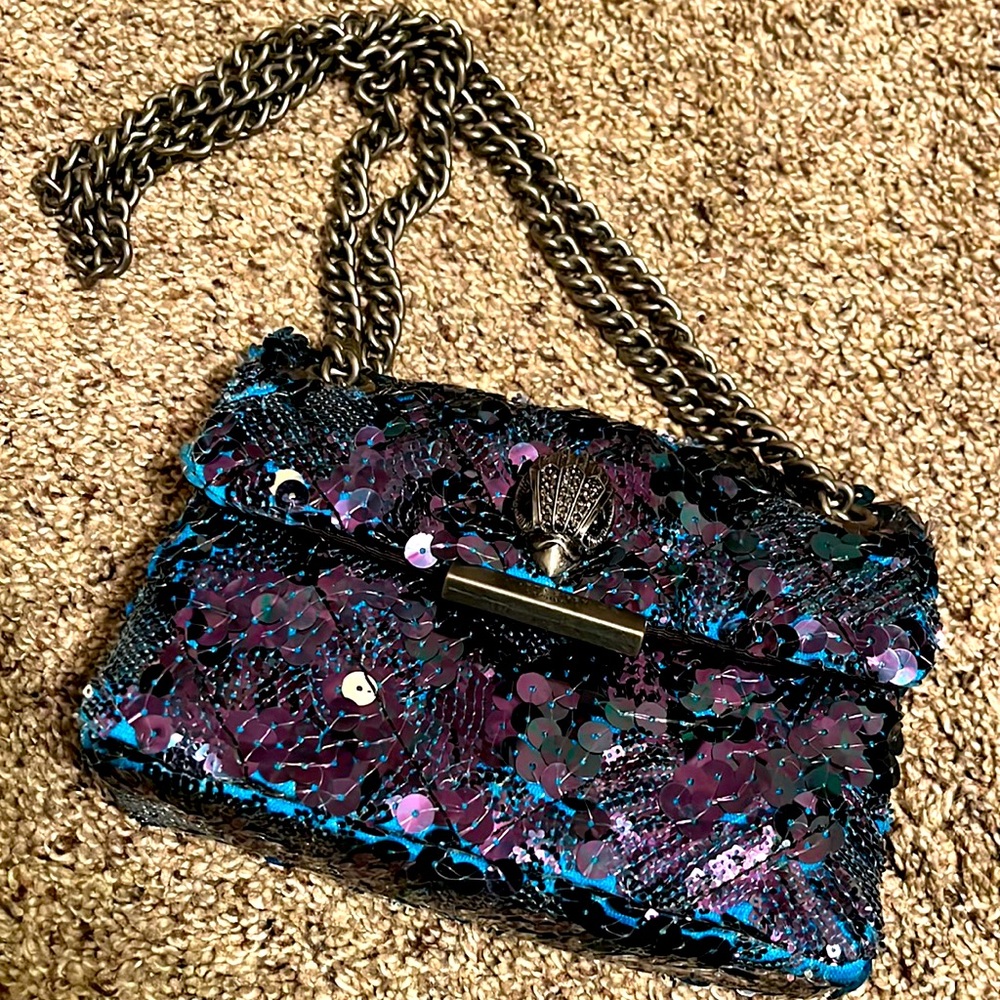 Sequin Kurt Geiger mini handbag. Comes with dust bag .
